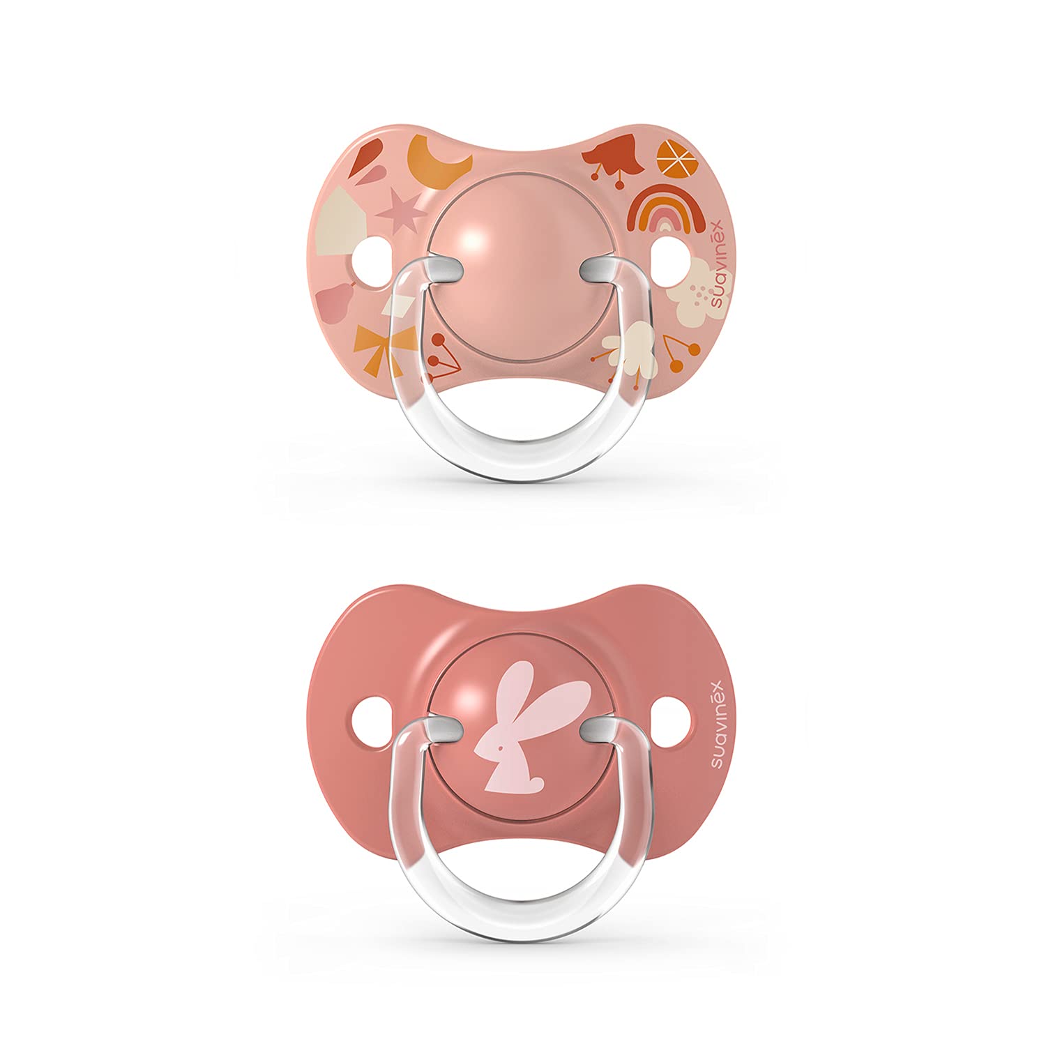 Sucette avec tétine silicone SX Pro 0-6M Wonderland rose | Suavinex