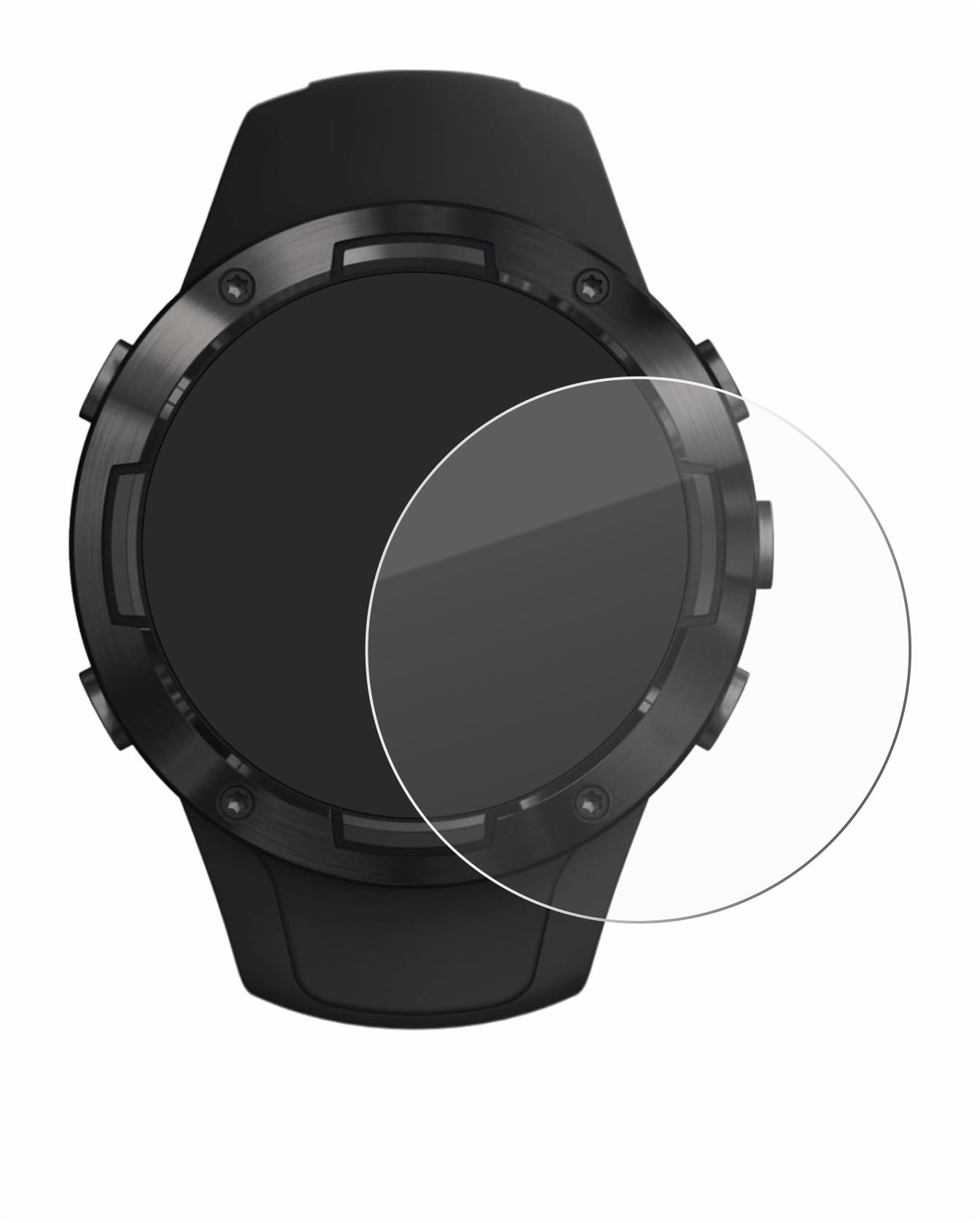 Brotect Pellicola Vetro Ibrido Per Suunto 9 [9H Anti-Graffio] Trasparente, Anti-Impronta, Made In Germany