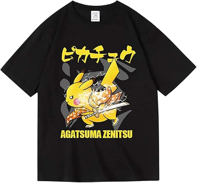 Amazon 鬼滅の刃 Demon Slayer あがつま ぜんいつ ピカチュウ アニメ Tシャツ 漫画 プリントtシャツ メンズ レディース Tシャツ 夏服 スポーツ トップス 半袖 無地 通気性 ファッション ゆったり Tシャツ カットソー 通販 Amazon 鬼滅の刃 Demon Slayer あがつま ぜんいつ ピカチュウ アニメ Tシャツ 漫画 プリントtシャツ メンズ レディース Tシャツ 夏服 スポーツ トップス 半袖 無地 通気性 ファッション ゆったり Tシャツ カットソー 通販