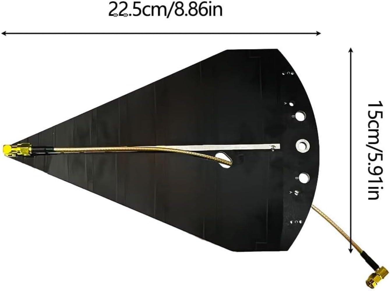 SL10 High Gain Log antena okresowa, wysoka dokładność, kierunkowa antena testowa do użytku na zewnątrz, wszechstronne zastosowanie w różnych zastosowaniach