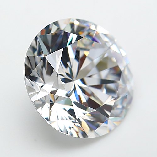 10PCS 8.5mm 5A Round Machine Cut White Cubic Zirconia Stone Loose CZ Stones JIANGYUANGEMS (8.5mm) - Thumbnail 4