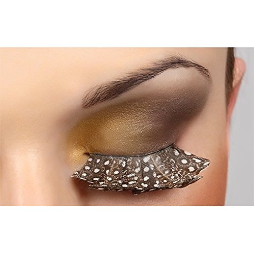 Tüylü Takma Kirpik-Decorated Feather Eyelashes 54Fsi