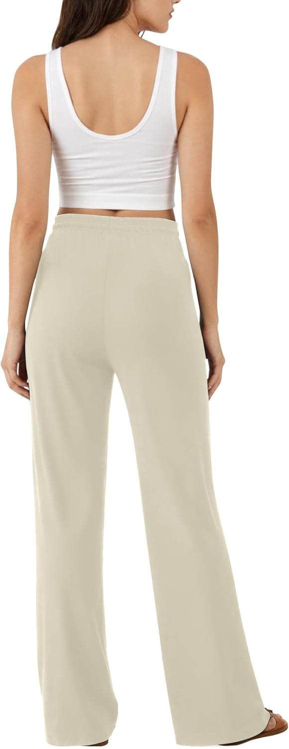 Wide Leg Yoga Sweatpants for Women Soft Workout Athletic Pants Casual Lounge Travel Pants - Image 6