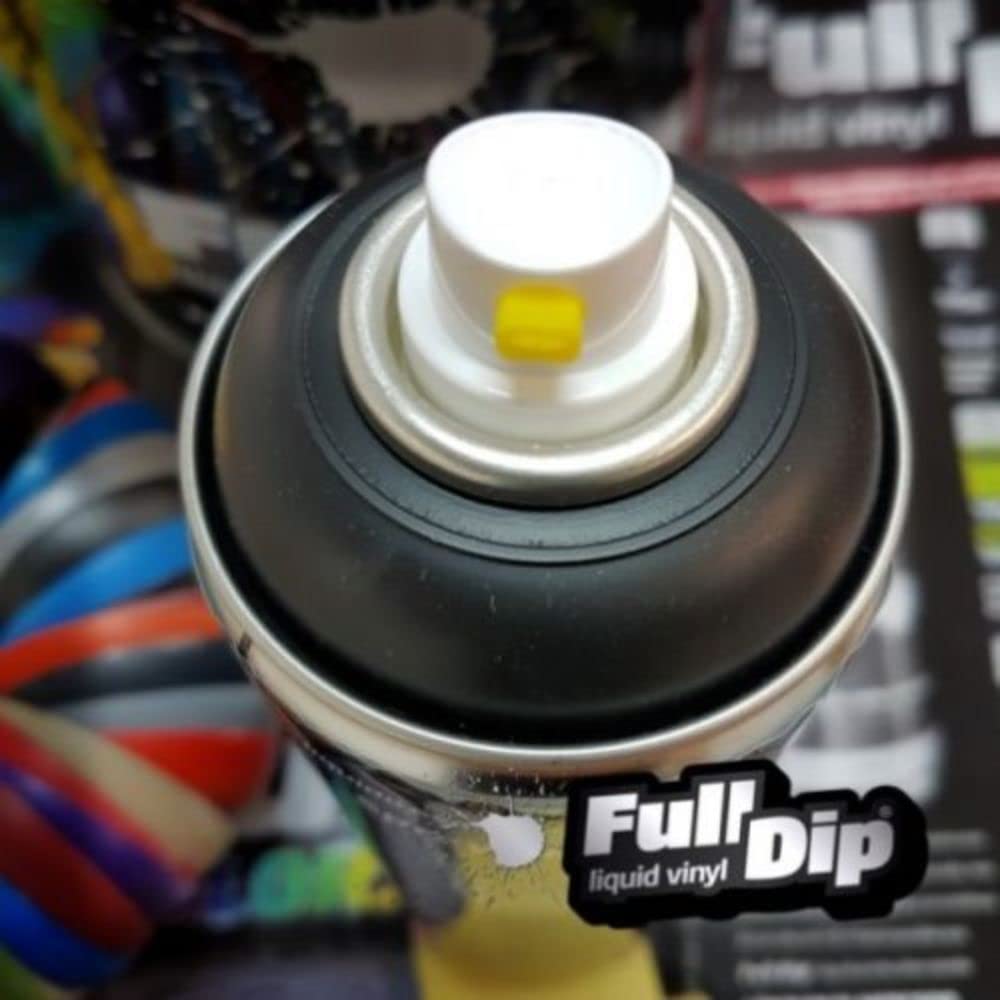 AutoFullCar - Pack Llantas - 4 Sprays Full Dip Vinilo Líquido - Negro Mate - Válido Para Llantas De 15 a 18 Pulgadas - 400 ml. Unidad