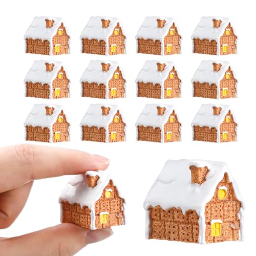 Realspring 12 Pcs Christmas Village Accessories...