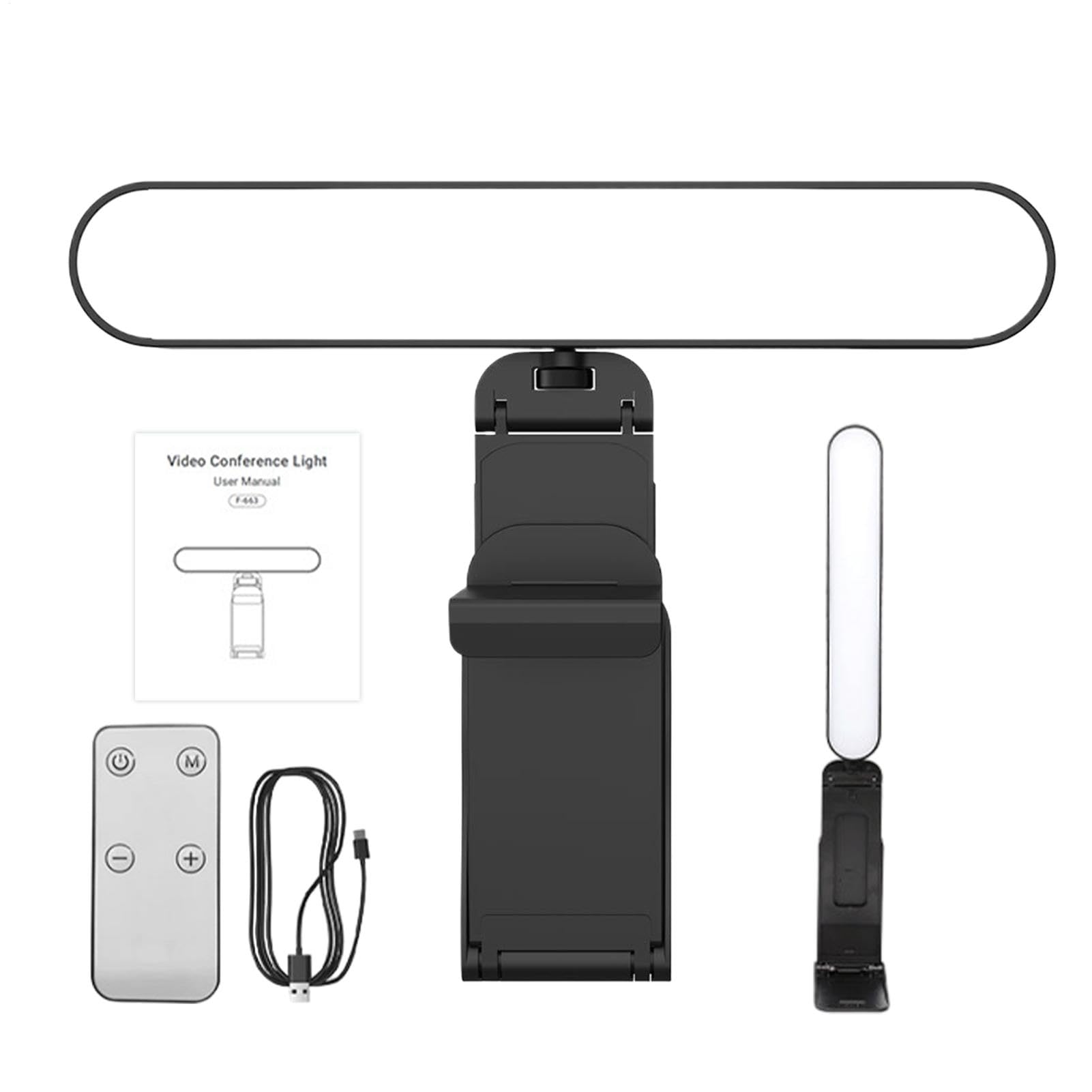 Luz para videoconferencia con 40 LED y brillo regulable para portátiles 8