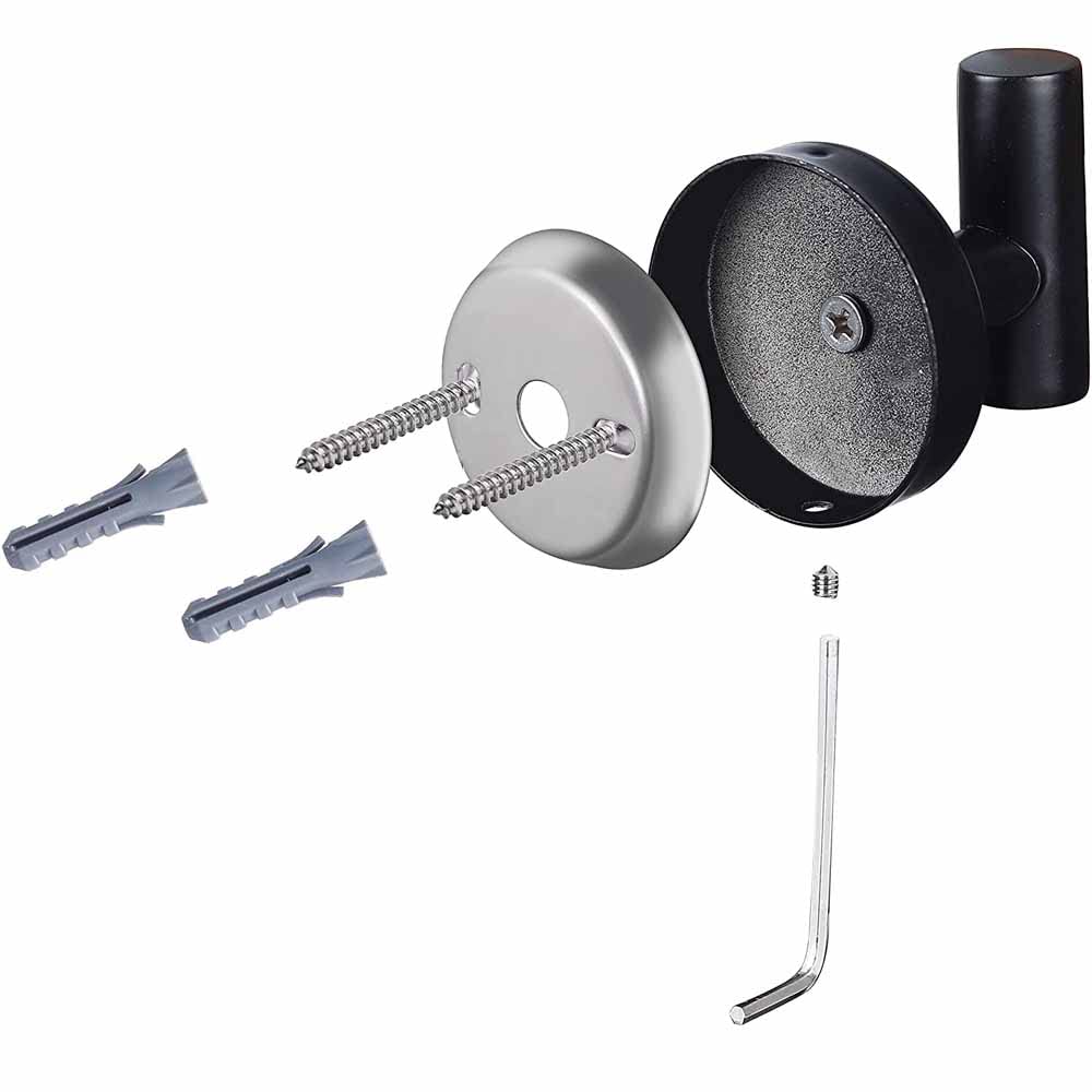 2x Bademantelhaken Aus Edelstahl (SUS 304), Schwarz Matt, Für Bad & Küche, Tragkraft 5 Kg