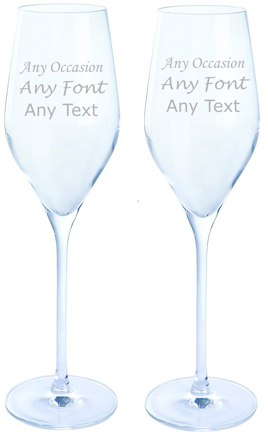 Flûtes à Prosecco Dartington lot de 2 verres personnalisables