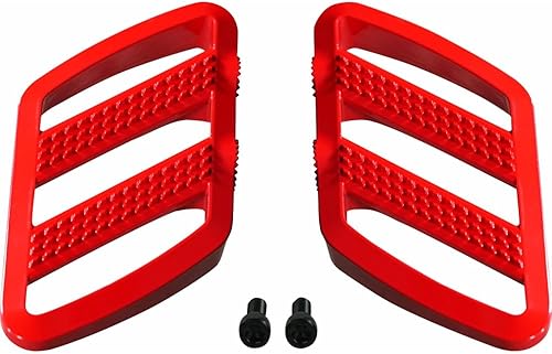 Miniatura 2 de Tablas de suelo de conductor de combate para Can-Am Ryker Aluminio Negro Corte Contraste Ajustable Extendido Estribos Más Anchos Reposapiés 600,