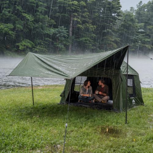Night Cat Carpa inflable para camping: montaje fácil en 60 segundos para 4 personas miniatura 3