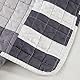 WOLTU Tagesdecke 170x210 cm Bettüberwurf, Steppdecke Patchwork Wendedesign, Bedspreads aus Mikrofaser, überwurfdecke Einzelbett unterfüttert und gesteppt, Blau+Weiß
