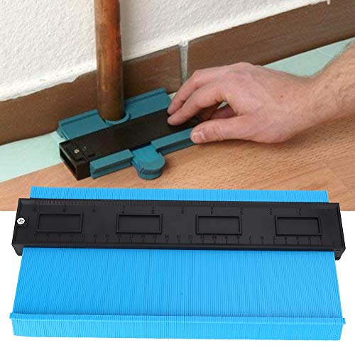 Zimmermann Werkzeug, 10in ABS Kunststoff unregelmäßige Formen messen Kontur Vervielfältigung Messgerät Holzbearbeitungswerkzeug (Farbe : Blau) 1 Zimmermann Werkzeug, 10in ABS Kunststoff unregelmäßige Formen messen Kontur Vervielfältigung Messgerät Holzbearbeitungswerkzeug (Farbe : Blau)