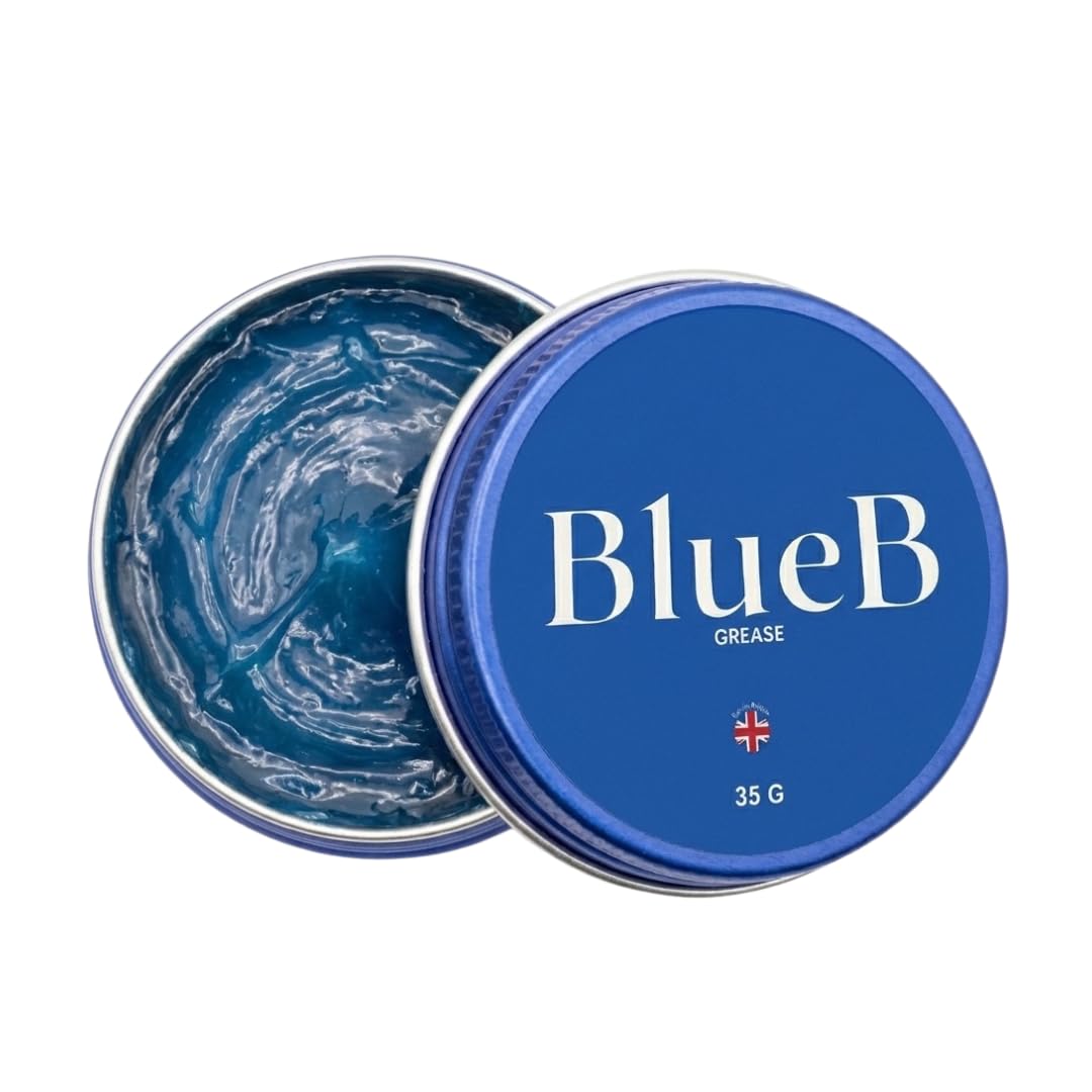 BlueB Premium General-Purpose Grease for Household Lubrication, Boat Trailers, Hinges, Bearings, Tools & Moving Parts – 35 g | Clean, Long-Lasting | Made in Britain