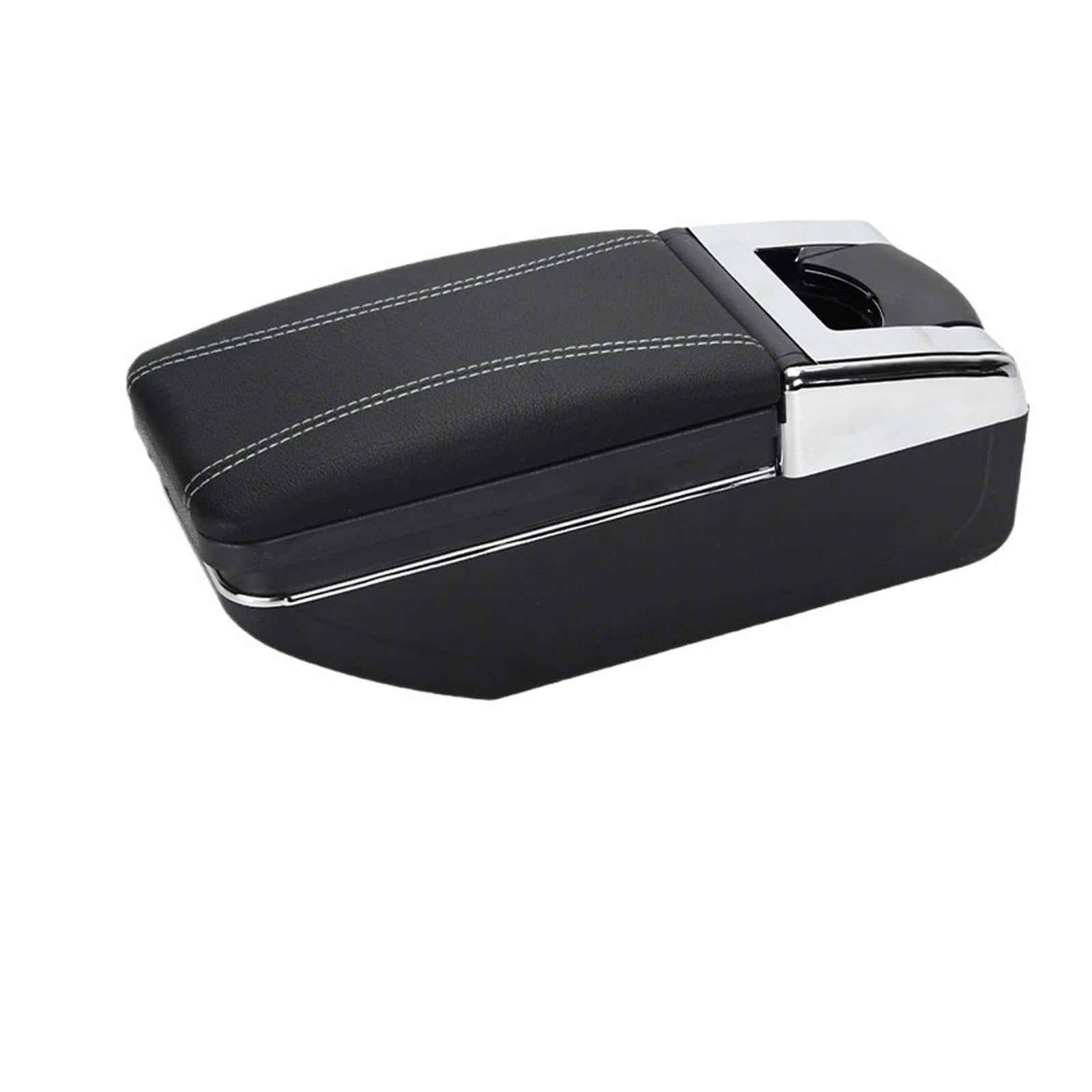 UMDJJU For Peugeot 207 Car Armrest Box Central Storage Interior Retrofit Accessories Car Centre Console Armrest Box(A3 white line NO USB)
