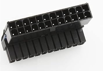 ATX 24 Pin Female to Male Angled Adapter
