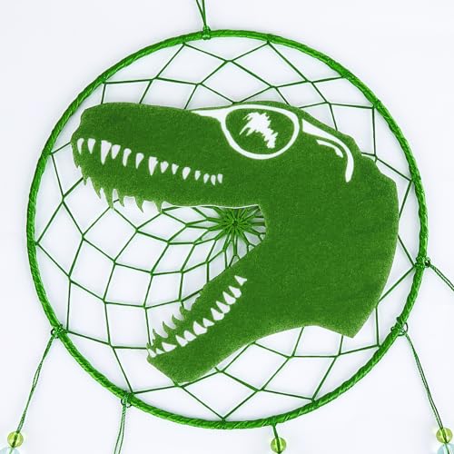 MHJY Dream Catcher for Kids Cute Dreamcatchers with Dinosaur Purely Large Handmade Bedroom Accessories Party Decorations for Girls Boys Wall Hanging - Image 4
