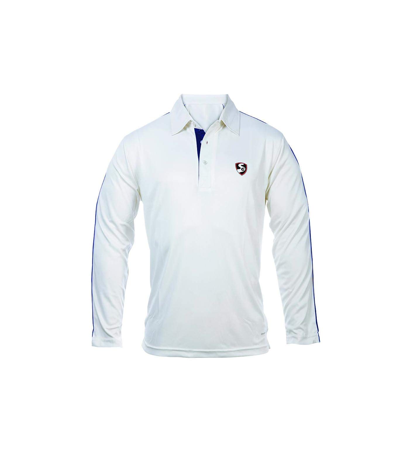 SG Cricket Shirt SG Century JR/FS/XSJ Polyester Cricket Shirt, XS (White)-image-8