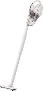 TWINBIRD(ツインバード) コードレス掃除機 ハンディクリーナー サイクロン式 置くだけ充電 豊富なアタッチメント 軽量 スティック アイボリー HC-5247VO