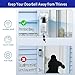 Anti-Theft Video Doorbell Mount with Key Highly Transparent Doorbell Lock Box Kit,For Ring doorbell mount,No Drill Fits Doorbell 2.5