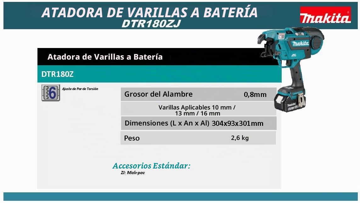 Atadora de ferralla BL 18V LXT