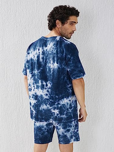 Image of Zombom Combo of Men's Night Suit | Men's Co-ord Set | Lounge-wear Nightdress Pajama Set | Summer Night Wear | Solid Plain Casual Pajama Shorts Set | Beach Wear Pack of 2