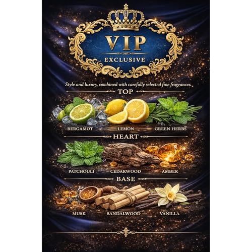 Image of AREON VIP Hanging Car Air Freshener Pack of 3 - Premium Car Perfume with Natural Fragrances, Stylish Hanging Cards Long Lasting Auto Air Freshener for Car, Home, Office & Vehicle Interior - VERTUS