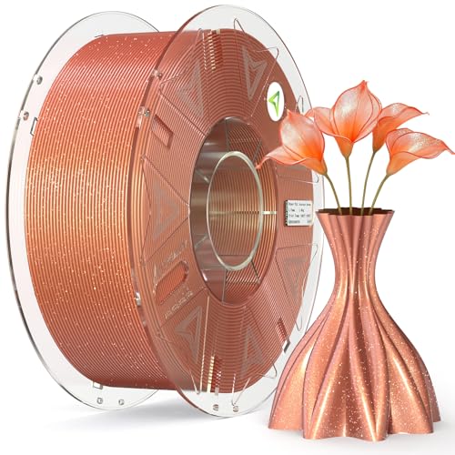 Creality Hyper PLA Starry Galaxy 3D Printer Filament, Sparkle PLA 1.75mm, Shimmering Stardust Finish, High Speed RFID Smart Filament, Smooth Shine Fits for Most 3D Printers