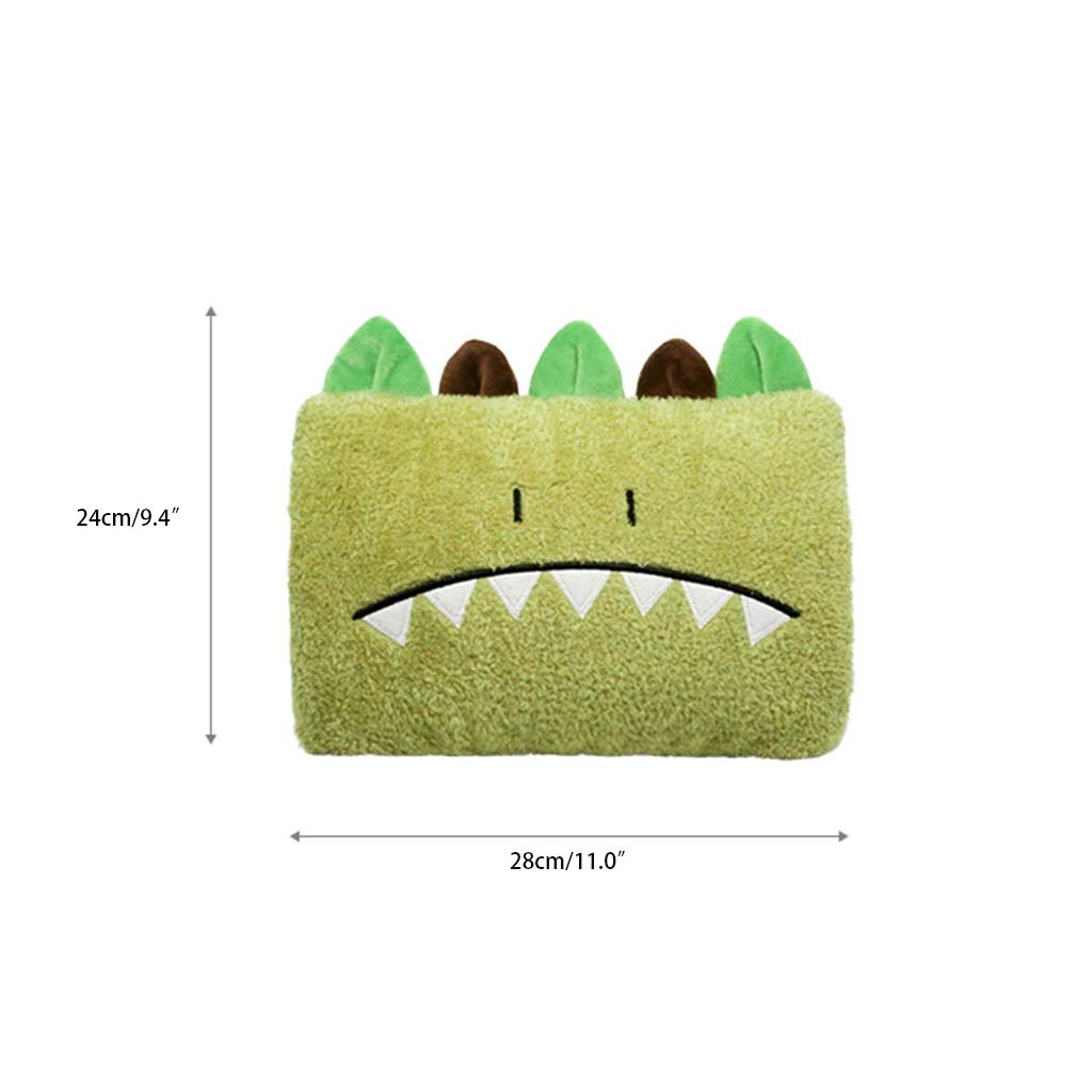 SKUZA Bouillotte, Bouillotte électrique avec Couvercle Rechargeable Poche Chauffe-Main Sac à Eau Chaude Portable for Cadeau d'hiver (Color : Green) (Color : Gray)