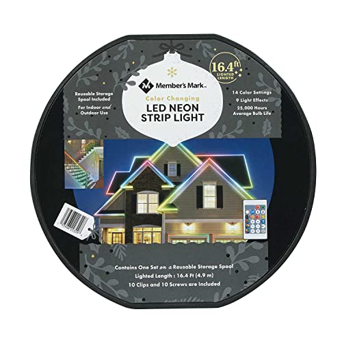 Member's Mark 16.4' Color-Changing LED Neon Strip Light