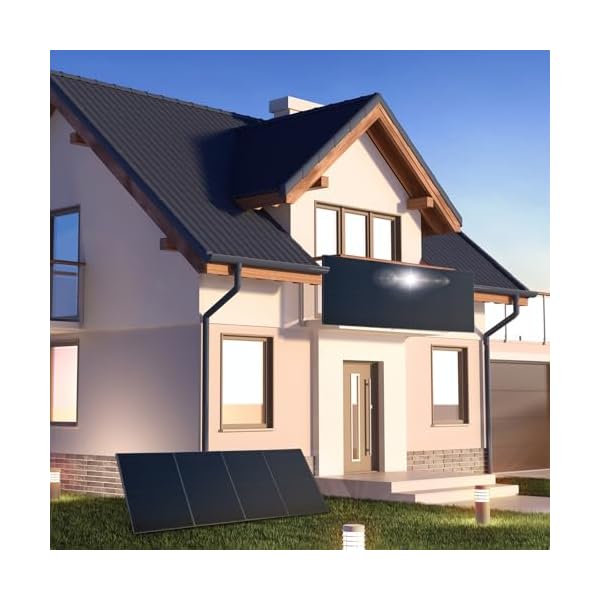 SUNNIVA Balkonkraftwerk FULL BLACK BIFACIAL GLAS-GLAS 1196W/800W Solaranlage mit 800W TSUN Micro Wechselrichter Wifi Bluetooth und Speicher, drosselbar, 2x460W Solarmodule, 5m Kabel – Bild 8