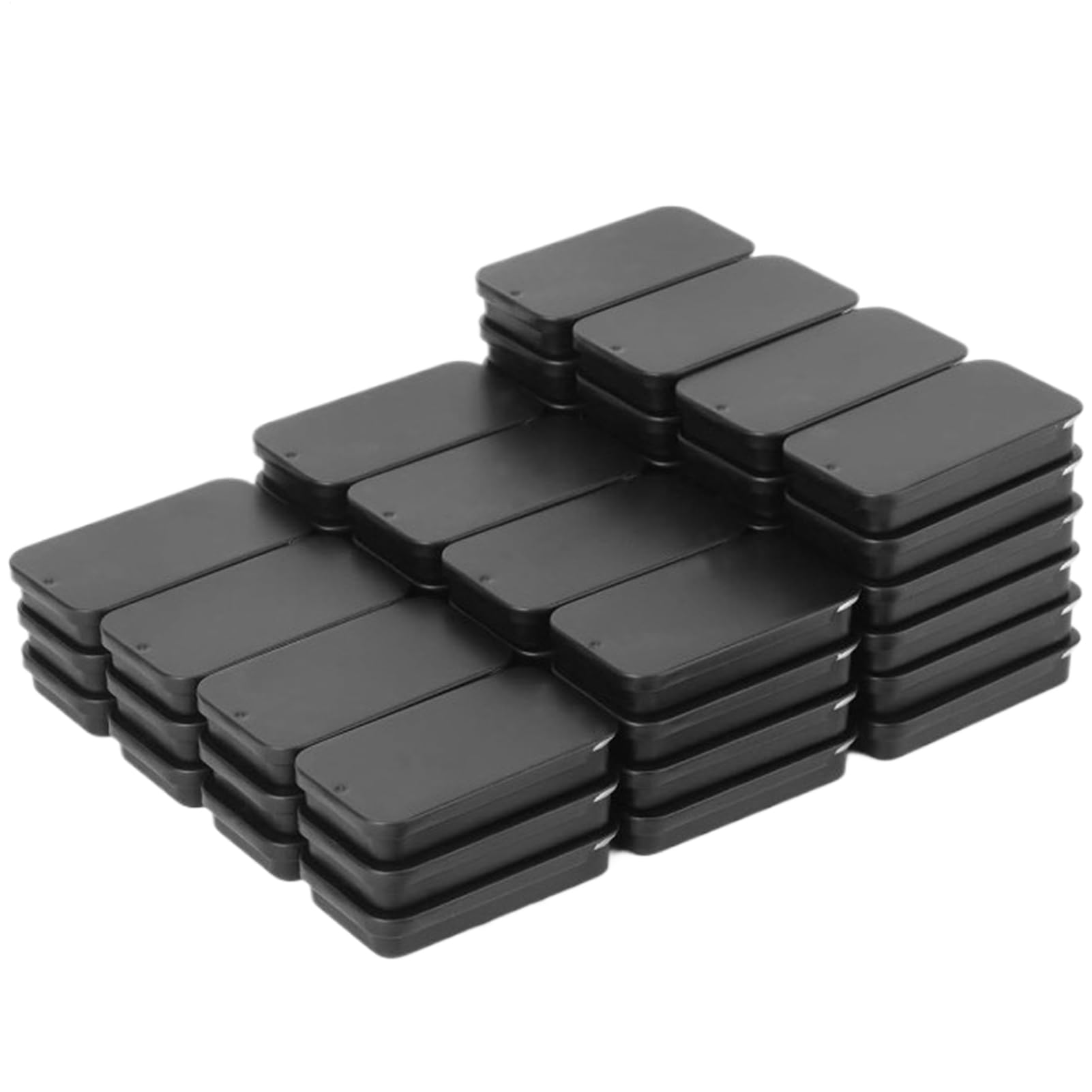 Petites boîtes métalliques rectangulaires à couvercle coulissant pour ranger vos bonbons