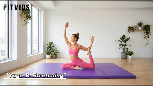 Amazon.com : Fitvids Gymnastics Mat, 4'x8'x2