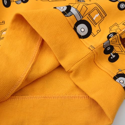 Boys Sweatshirts Casual Sweatshirts Cotton Sweatshirts Long Sleeve T-shirts Crew Neck Cartoon Tops for Boys-7504