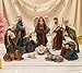Nativity Scene Set, 11-Piece Holy Family Statue - 9”H Nativity Sets for Christmas Indoor, Resin Religious Christmas Figurines, Jesus Manger Ornament Tabletop Church Xmas Gift Home Decoration