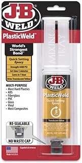 J-B Weld JB Weld 50132 25 ML Off-White PlasticWeld Quick Setting Epoxy