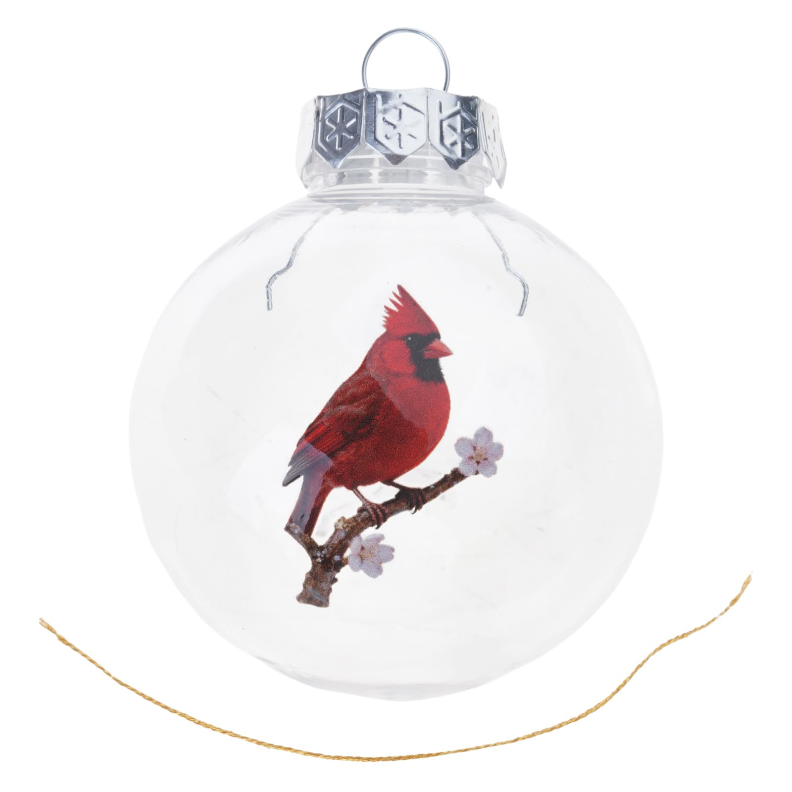 Artistic Bird-Inspired Christmas Baubles, Clear Ornaments for Festive Tree Decorations & Memorable Gifts Hanging Baubles Ornament