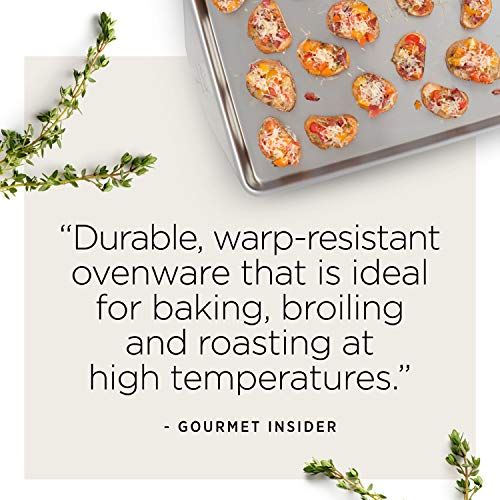 All-Clad 9000Ts 18/10 Stainless Steel Baking Sheet Ovenware, 14-Inch By 10-Inch, Silver #TOP1