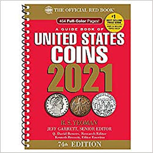 2021 - Red Book 74th Edition - Spiral Edition - US Coin Values! - - -