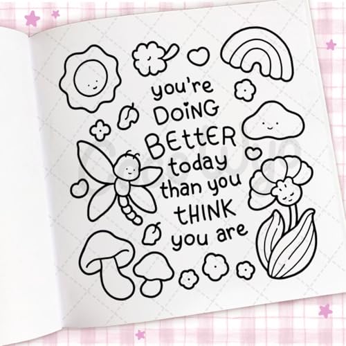 Image of Cozy Vibes: Coloring Books For Adults By Coco Wyo | Cute Animal Coloring Pages, Inspirational Quotes, Stress Relief & Relaxation: A cozy and comfy colouring book