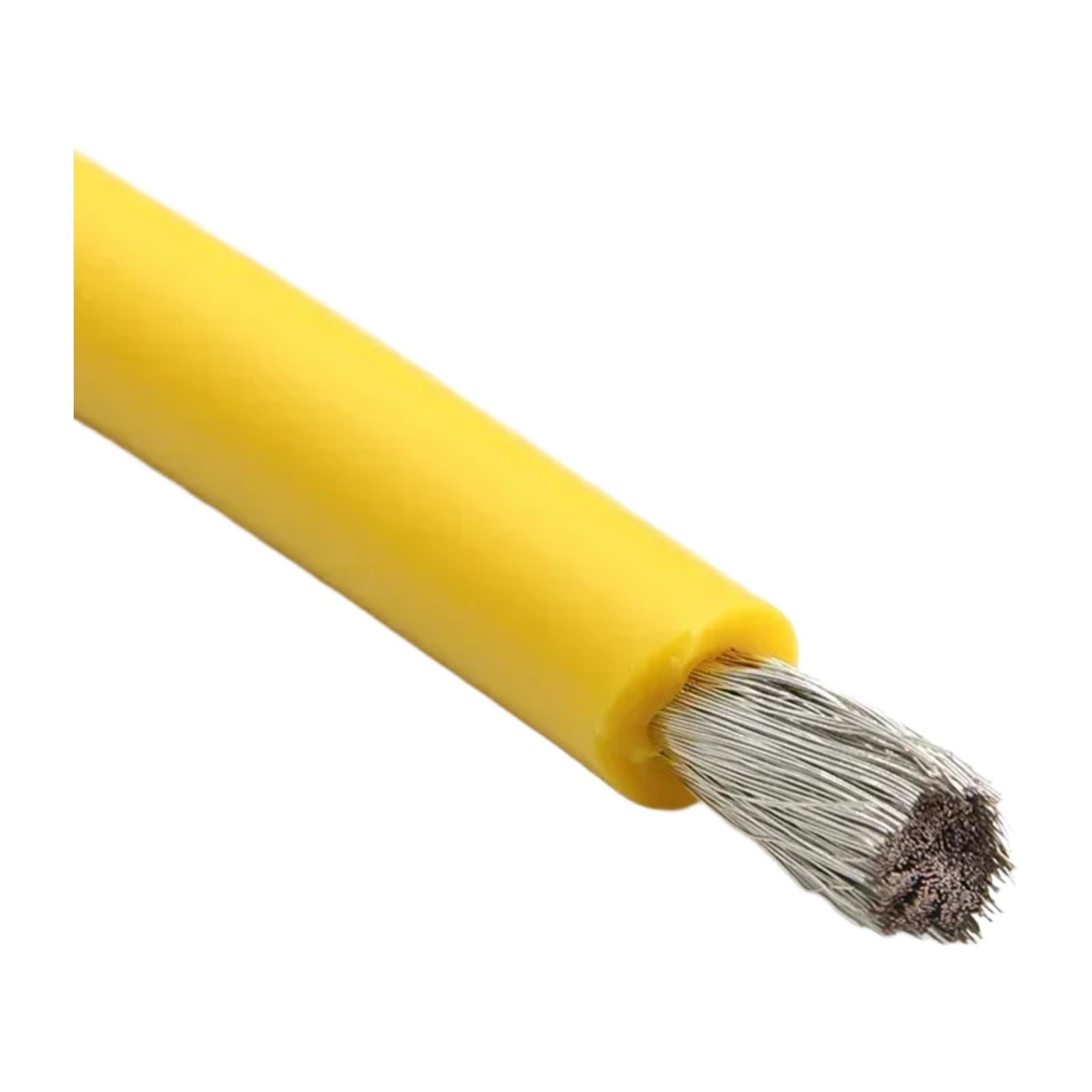 1/5/10m Câble flexible Wire 30 28-12 10 8 6AWG Wires(YELLOW; 1 meter; 30AWG)