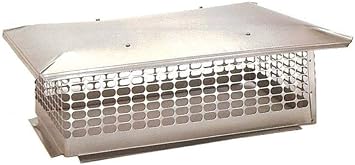 The Forever Cap CCSC2137 21 x 37 Stock Custom Stainless Steel Chimney Cap