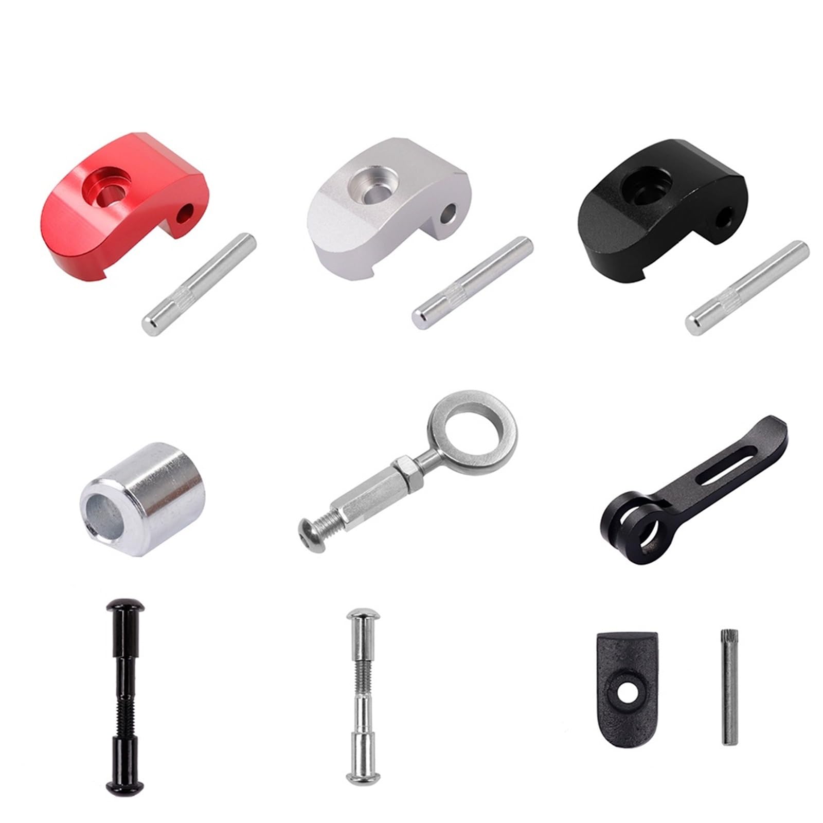 YYDStes Compatible with Xiaomi M365 Durable Hinge Bolt Repair Hardened Steel Lock Fixed Bolt Screw Folding Hook Scooter Parts Folding Pothook (Color : Yellow)