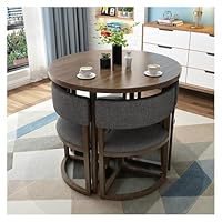 Amazon｜丸ダイニングテーブルと椅子セット、ダイニングテーブルセット