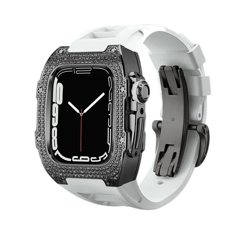 Kit diamant Apple Watch 45mm pour transformer une montre sport en bijou