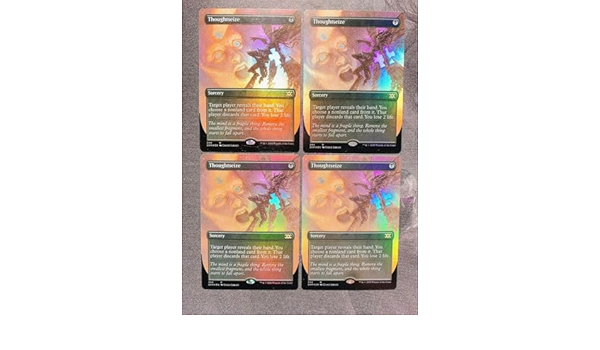 ショーケースfoil】思考囲い英語4枚セット