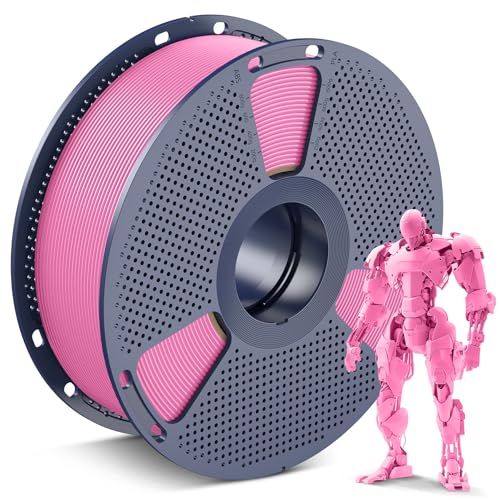 Image of SUNLU PLA 3D Printer Filament PLA Filament 1.75mm, Neatly Wound 3D Printing Filament 1.75mm, Dimensional Accuracy + /- 0.02 mm, Fit Most FDM 3D Printers, 1kg Spool (2.2lbs), Pink