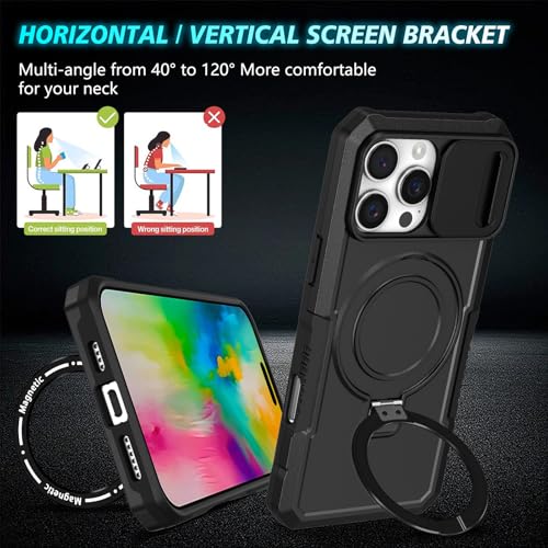 Funda Samsung S25 Plus elegante YOUULAR acabado mate militar con anillo magnético 6