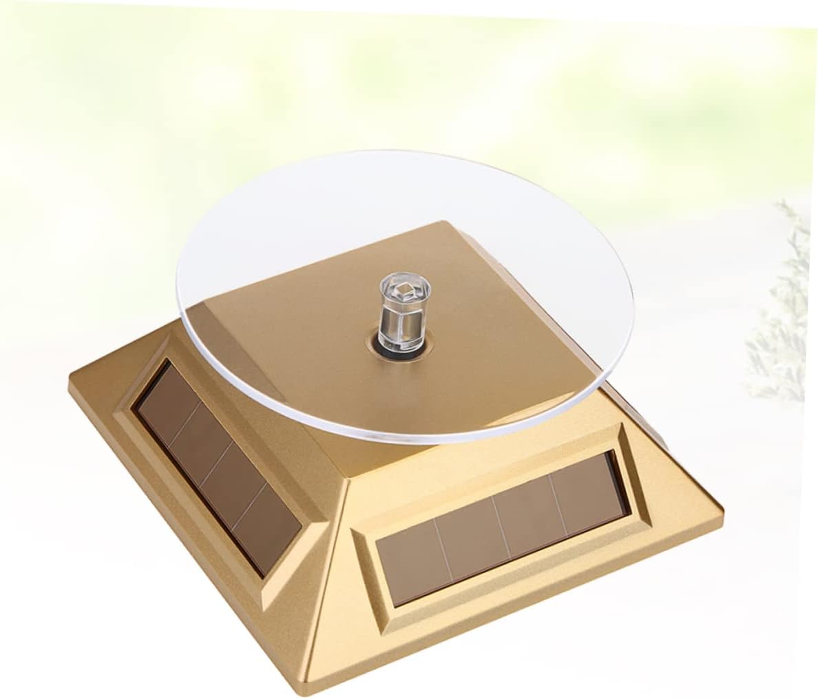 Solar Powered Rotating Display Stand for Watches Phones and Cameras image 2