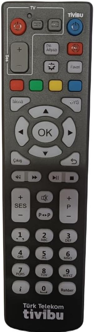 T rktelekom Tivibu XYX870-101  le Uyumlu ZTE Mediabox Kumanda