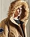 Superdry Mens Everest Parka Coat, Main Button And Zip Fastening Classic Tan Size S